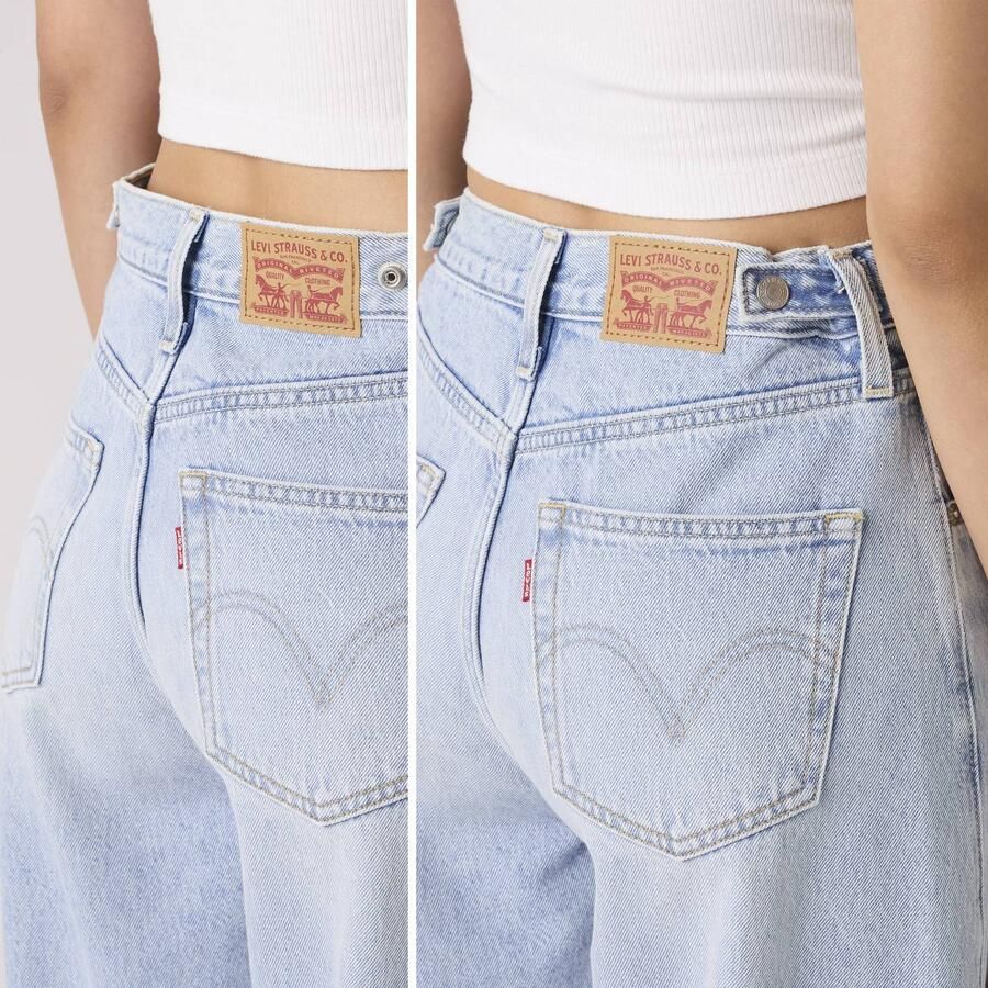Levi's Wide leg jeans van puur katoen in 5-pocketmodel - Foto 2