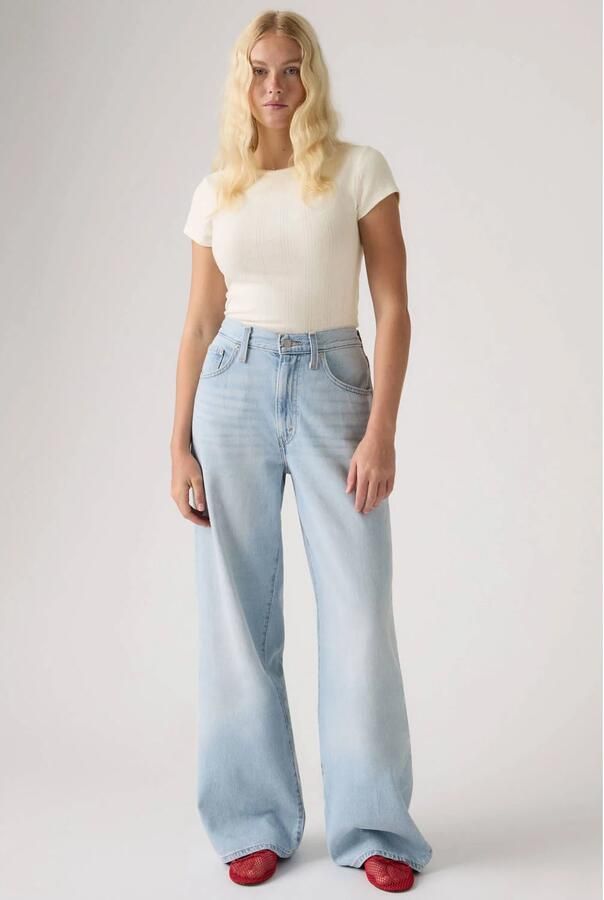 Levi's CINCH wide leg jeans lichtblauw
