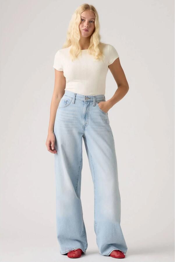 Levi's CINCH wide leg jeans lichtblauw - Foto 3