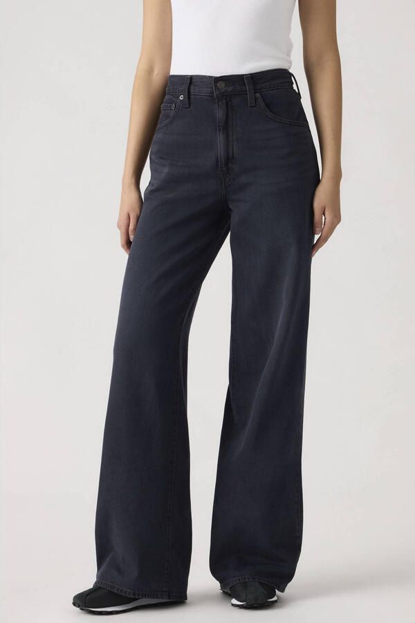 Levi's CINCH WIDE LEG jeans zwart