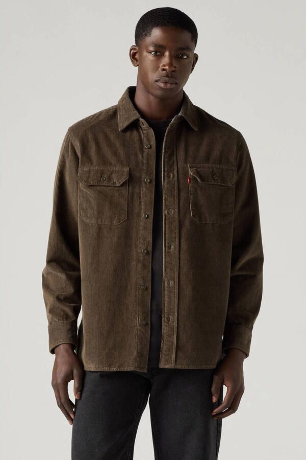 Levi's corduroy relaxed fit overshirt coffee - Foto 2