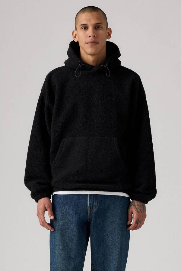 Levis LEVI'S Polar Overhead Hoodie Zwart- Heren Zwart - Foto 2