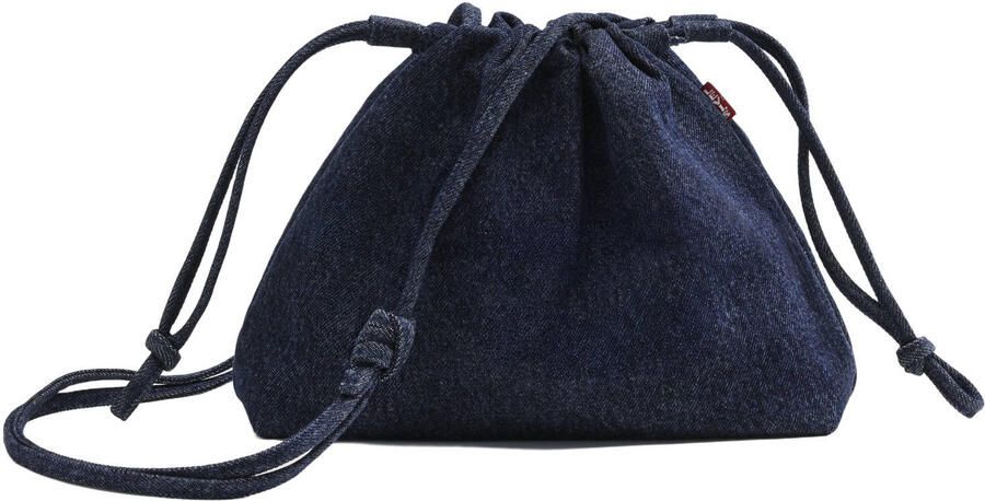 Levi's denim crossbody tas Isabelle donkerblauw - Foto 3