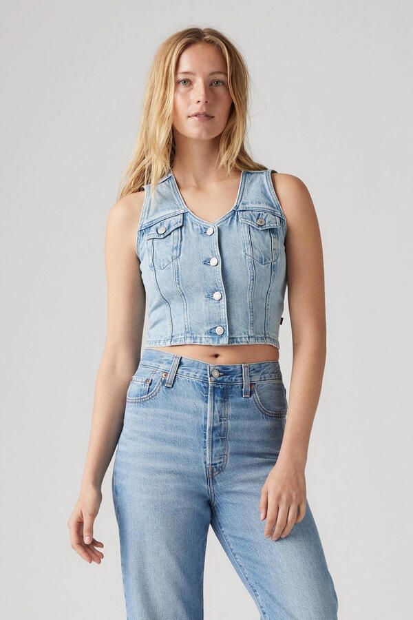 Levi's Jeansgilet BELLA DENIM CORSET - Foto 2
