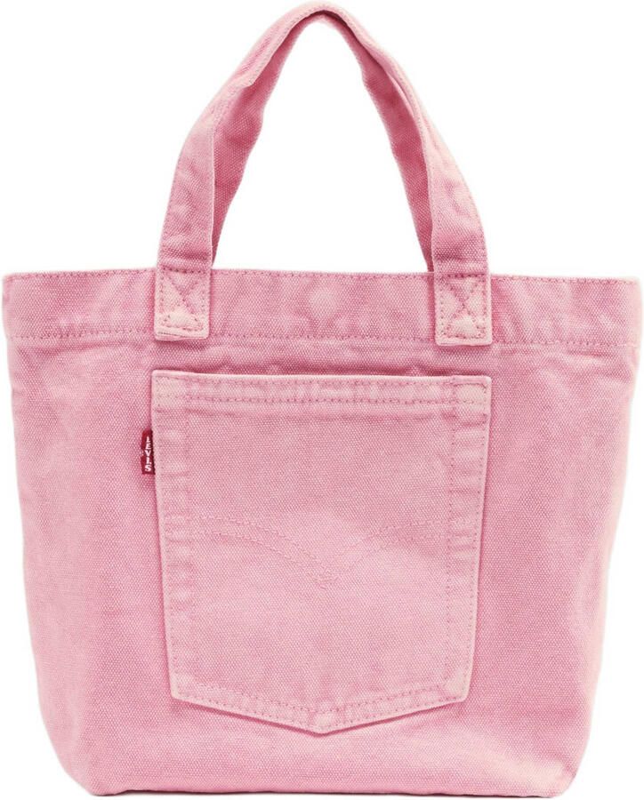 Levi's denim handtas Mini Tote roze