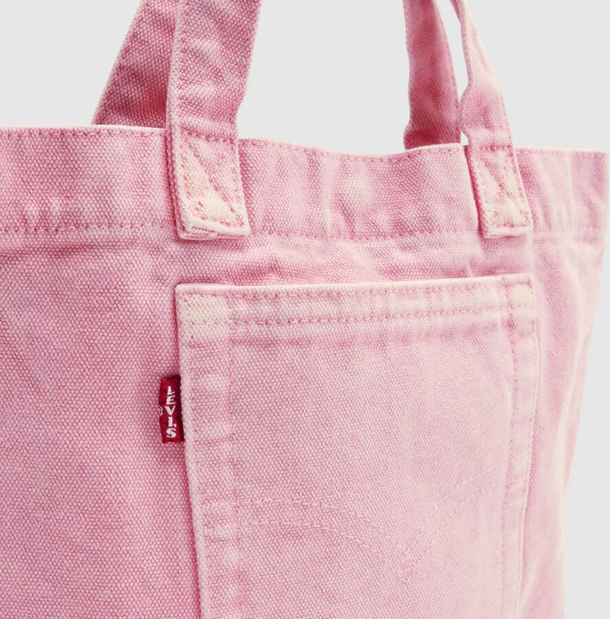 Levi's denim handtas Mini Tote roze - Foto 3