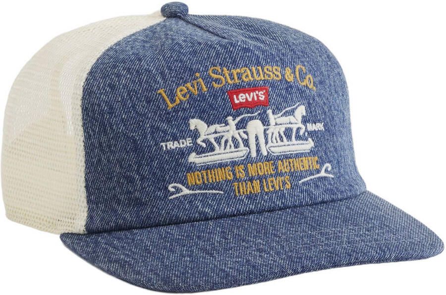 Levi's denim pet Saddle Trucker blauw - Foto 3