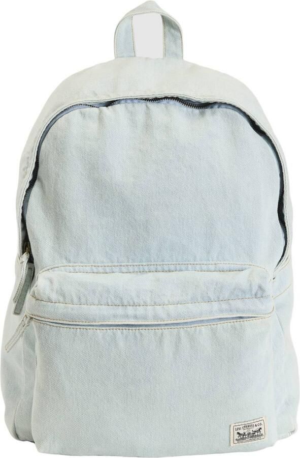 Levi's denim rugzak Remi lichtblauw Effen | Rugzak van