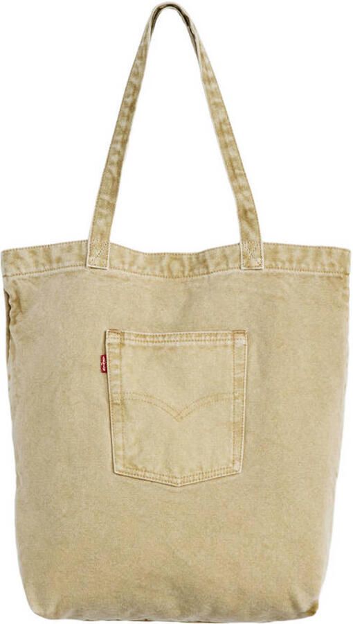 Levi's denim shopper Tote lichtbruin
