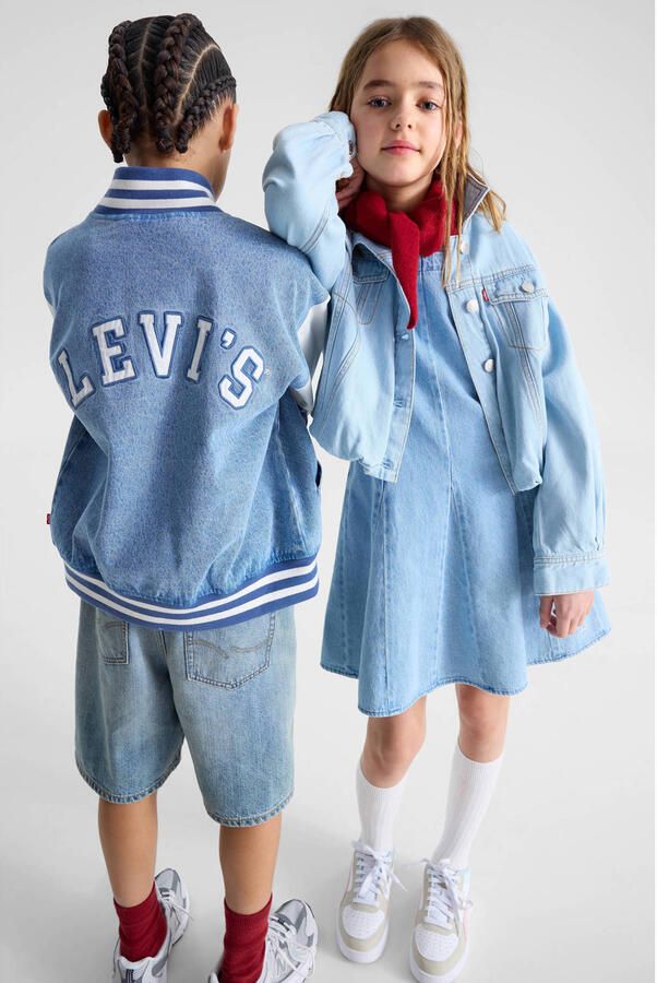 Levi's denim spijkerjas light blue denim - Foto 3