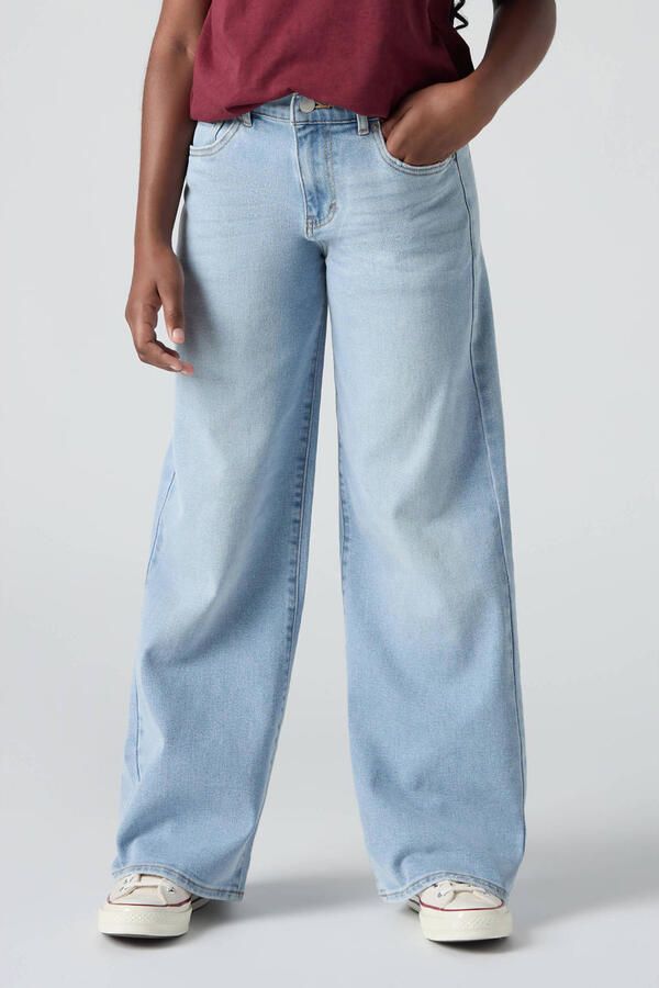 Levi's Kidswear High-waist jeans LVG HIGH RISE BAGGY met een zachte touch