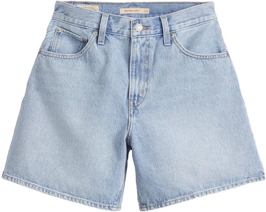 LEVI'S Dames Jeans High Baggy Short Far And Wide Lichtblauw - Foto 6