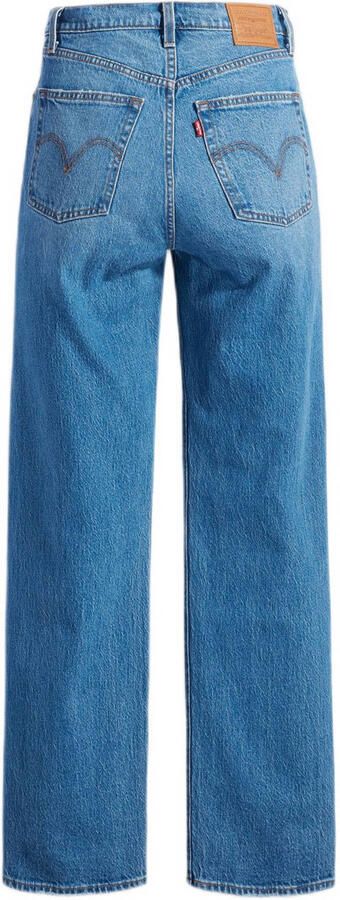Levi's high waist straight leg jeans Ribcage medium blue denim - Foto 2