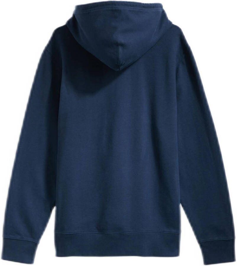 Levi's Blauwe Katoenen Trui Langemouw Ronde Hals Logo Sweatshirt Blue Heren