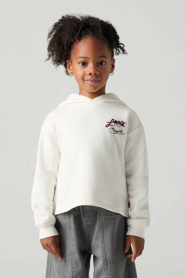 Levi's Kidswear Hoodie LVG MEET AND GREET WESTERN met grote western-rugprint voor meisjes - Foto 2