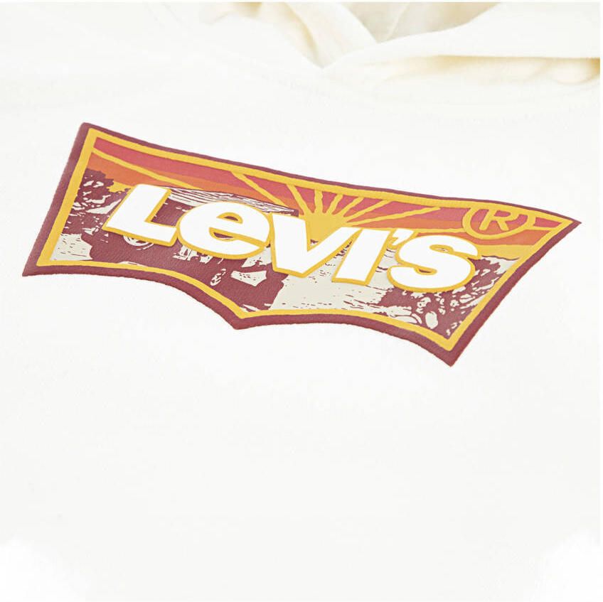Levi's Kidswear Hoodie LVB SUNRISE BATWING HOOD met vleermuislogo voor jongens