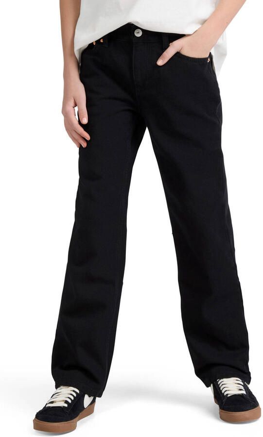 Levi's Kids 505™ regular fit jeans Zwart Jongens Denim Effen