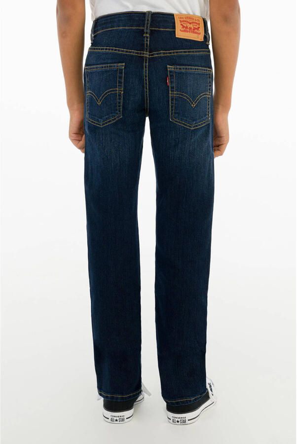 Levis Levi's Kids 511 slim fit jeans rushmore Blauw Jongens Stretchdenim Effen 140 - Foto 3