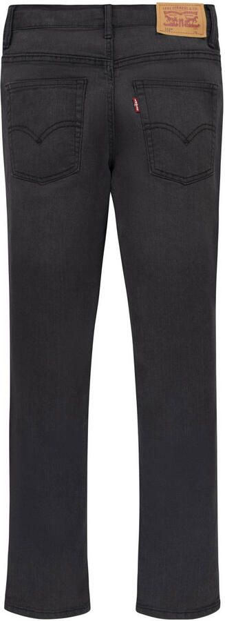 Levis Levi's Kids 512 tapered fit jeans route 66 Zwart Jongens Stretchdenim Effen 140 - Foto 3