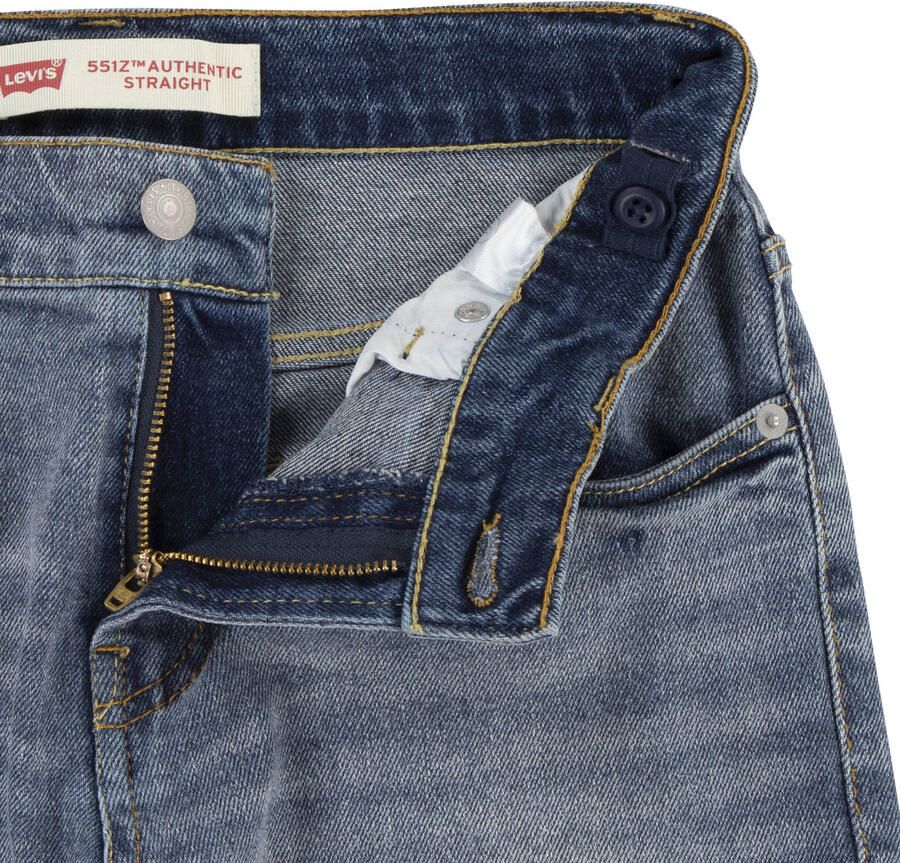 Levis Levi's Kids 551Z loose fit jeans burbank Blauw Jongens Denim Effen 104 - Foto 2