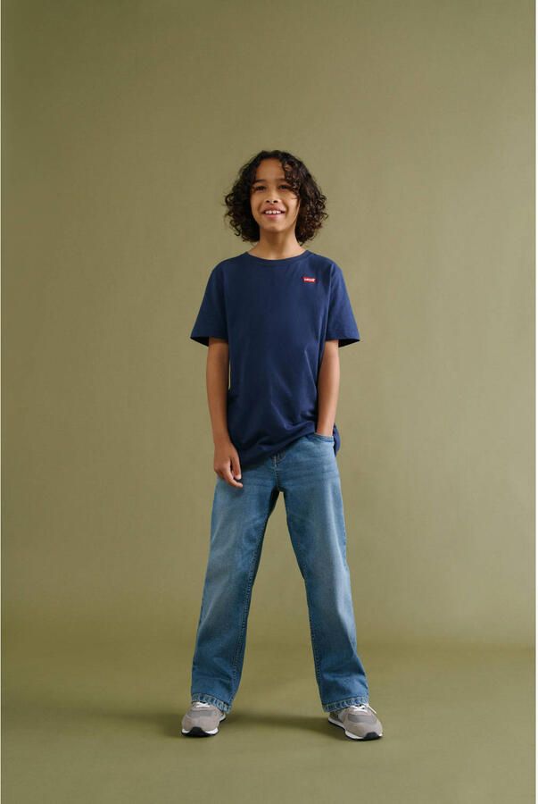 Levis Levi's Kids 551Z loose fit jeans burbank Blauw Jongens Denim Effen 104