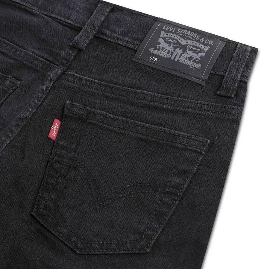 Levi's Kids 578™ Baggy Jeans Zwart Jongens Denim Effen - Foto 3