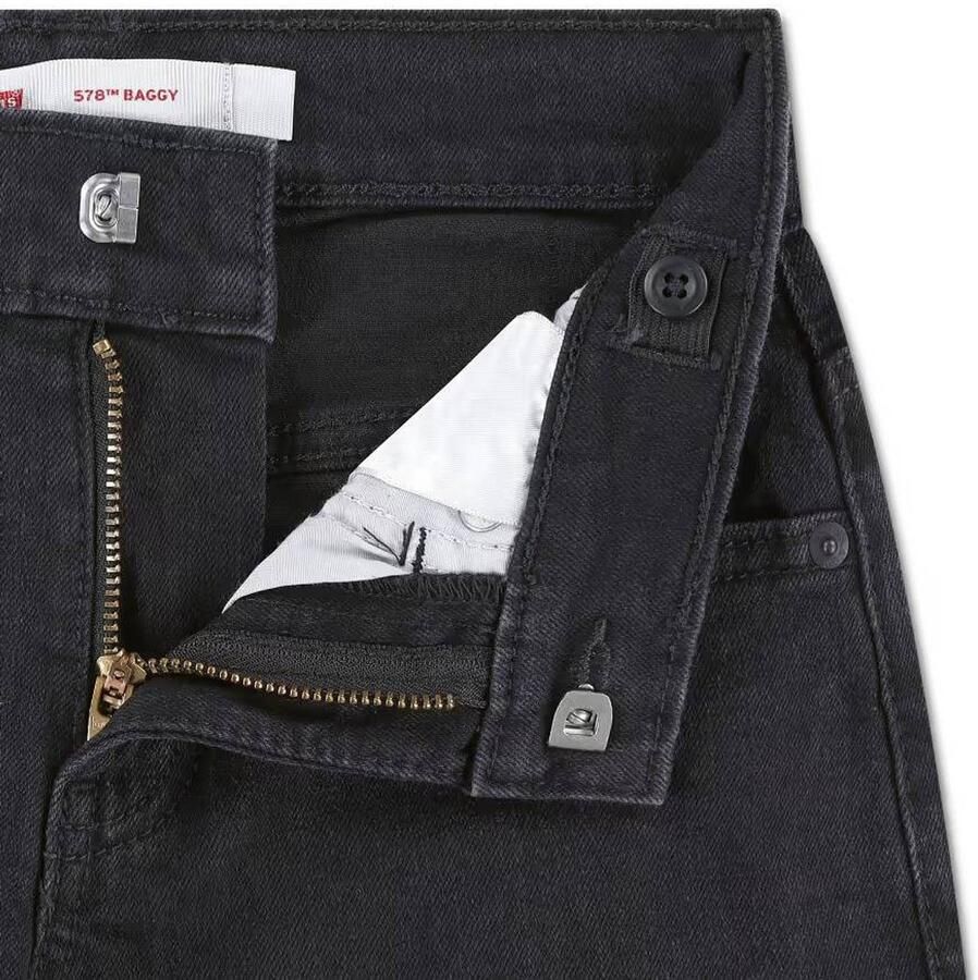 Levi's Kids 578™ Baggy Jeans Zwart Jongens Denim Effen - Foto 2