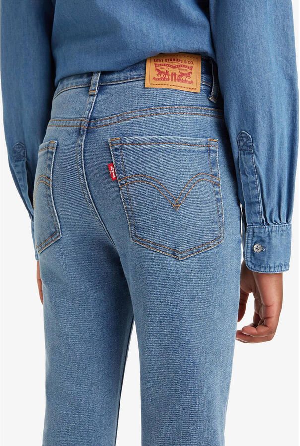 Levis Levi's Kids 726 high waist flared jeans CLEAN GETAWAY Blauw Meisjes Stretchdenim 104