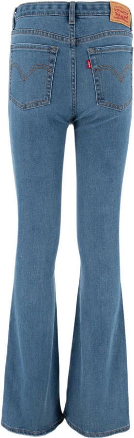 Levis Levi's Kids 726 high waist flared jeans CLEAN GETAWAY Blauw Meisjes Stretchdenim 104 - Foto 2