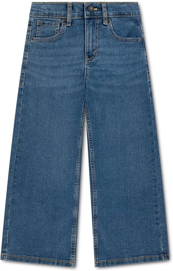 Levi's Kids baggy jeans donkerblauw denim