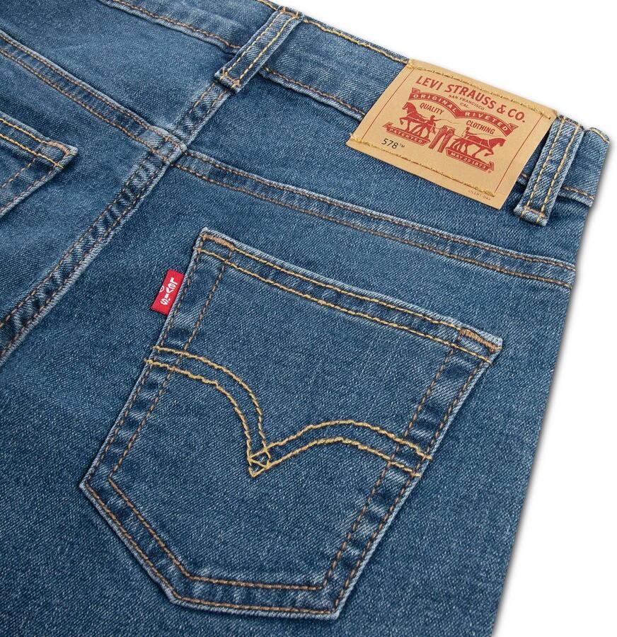 Levi's Kids baggy jeans donkerblauw denim - Foto 2