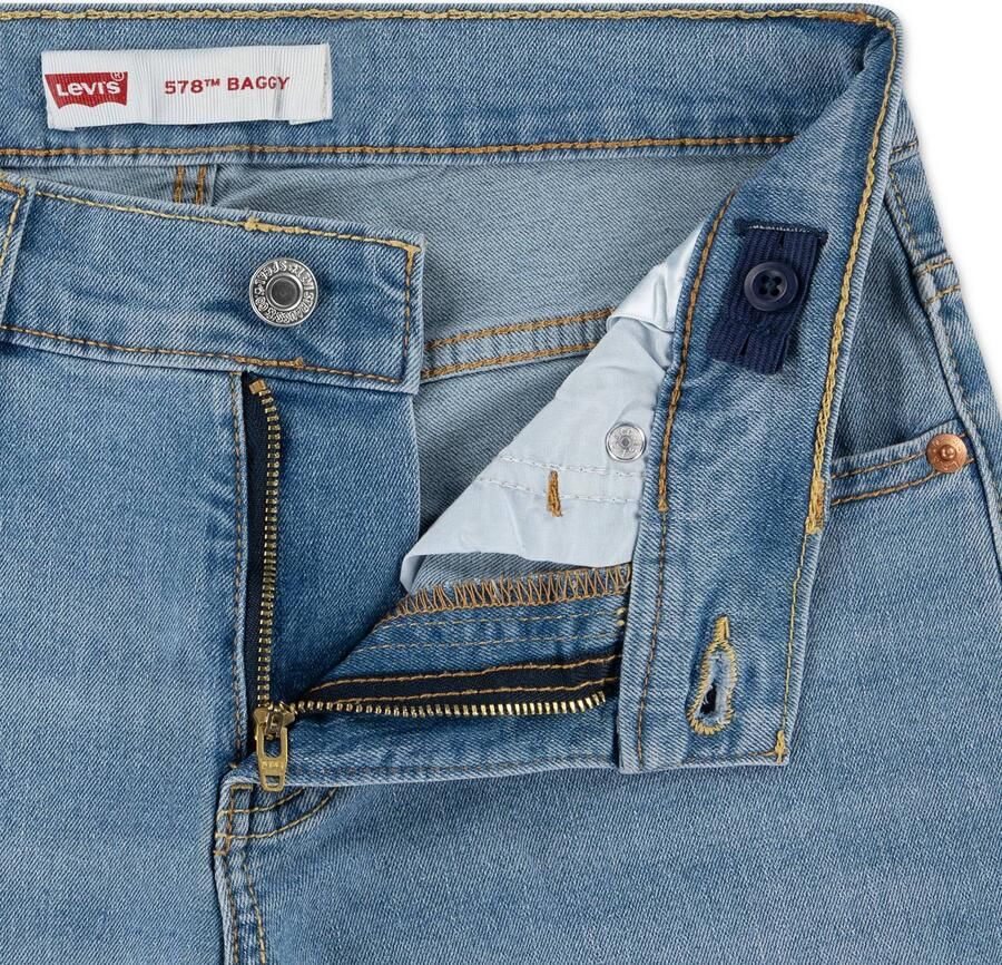 Levi's Kids baggy jeans light blue denim - Foto 3