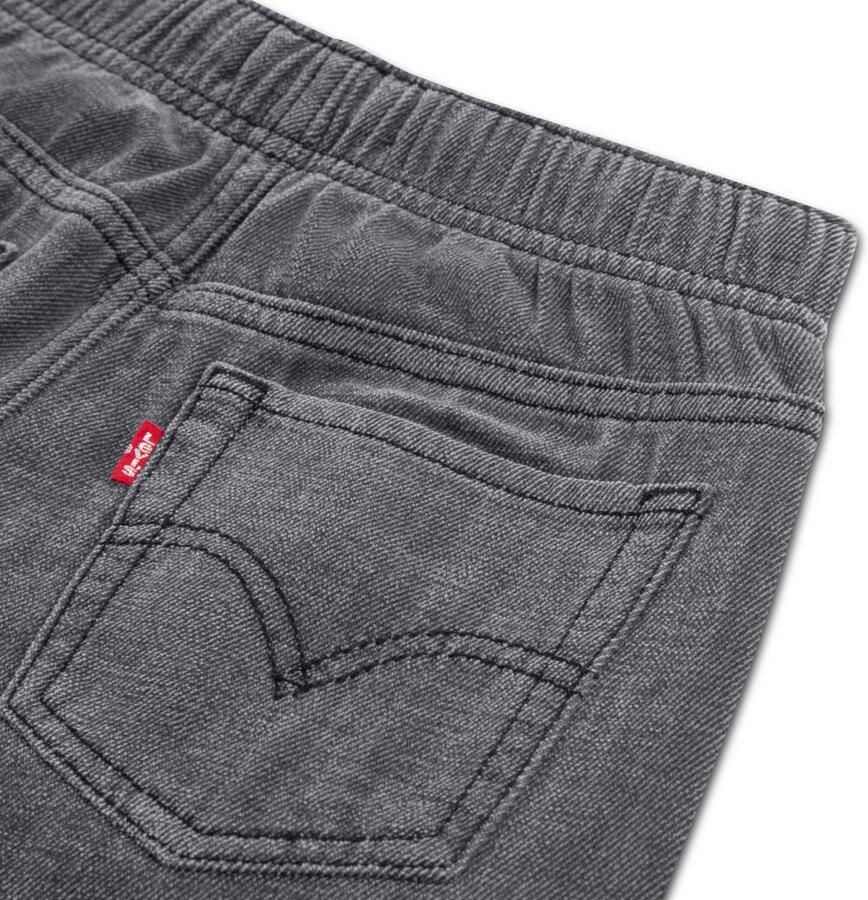 Levi's Kids high rise baggy jeans grey denim Grijs Effen - Foto 2