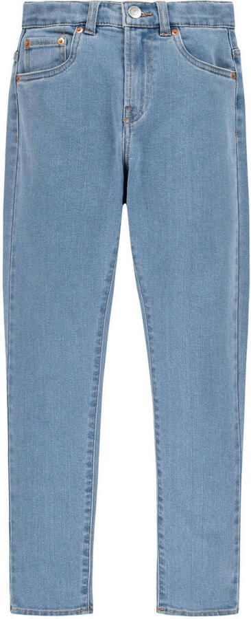 Levis Levi's Kids high waist mom jeans vibe check Blauw Meisjes Stretchdenim 152