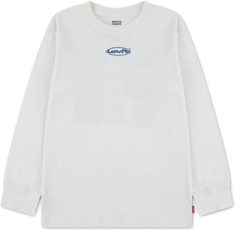 Levi's Kids longsleeve met backprint wit - Foto 2