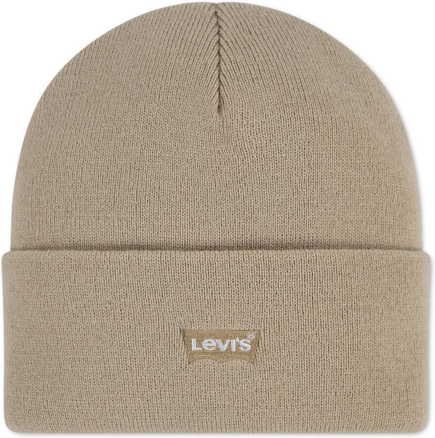 Levi's Kids muts met logo beige Jongens Acryl Logo