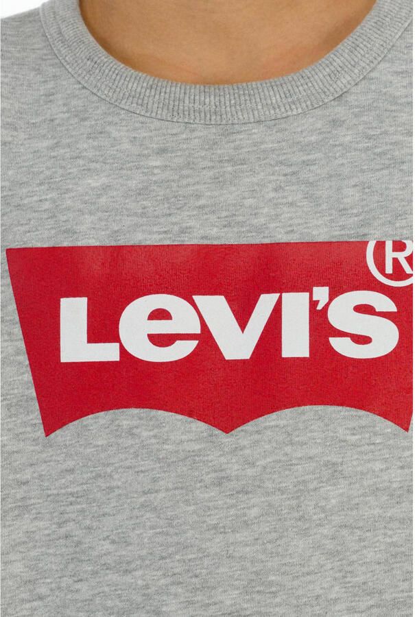 Levis Levi's Kids sweater Batwing met logo grijs melange Logo 140 - Foto 2