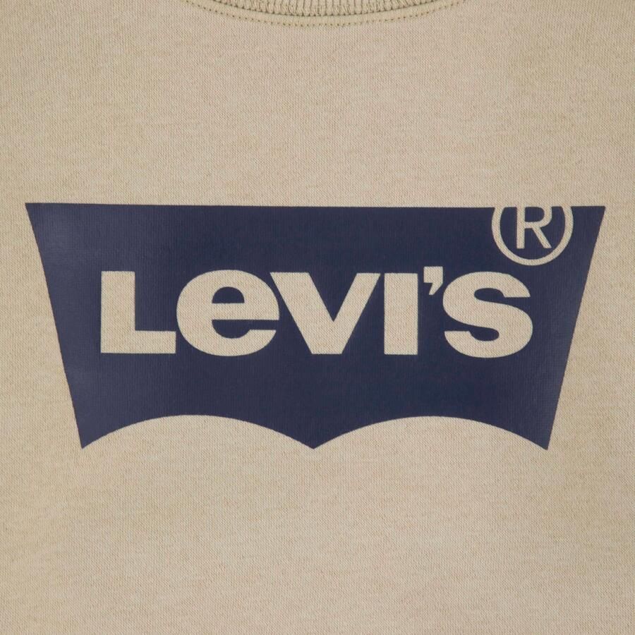Levi's Kids sweater met tekst beige - Foto 2