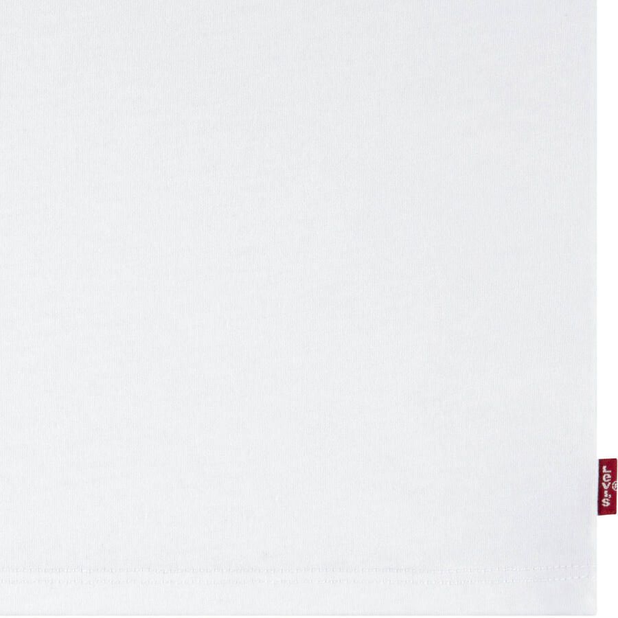 Levis Levi's Kids T-shirt BATWING CHEST HIT wit Meisjes Katoen Ronde hals Effen 104 - Foto 3