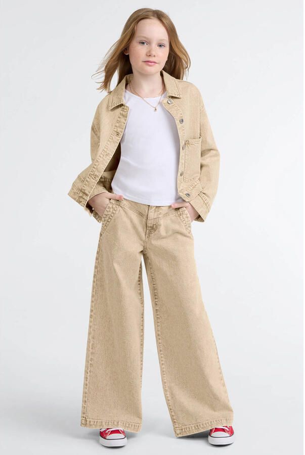 Levi's Kids wide leg jeans beige
