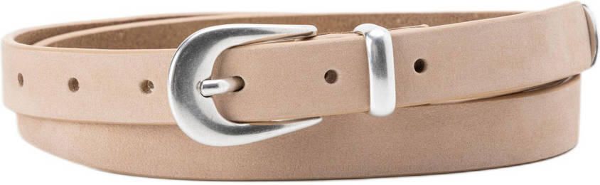 Levi's leren riem lichtroze - Foto 1