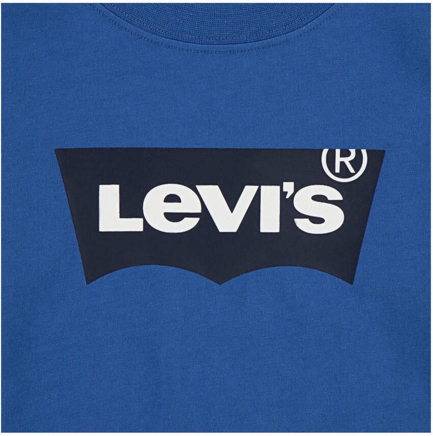 Levi's Kidswear Shirt met lange mouwen L S BATWING TEE met logo print voor jongens