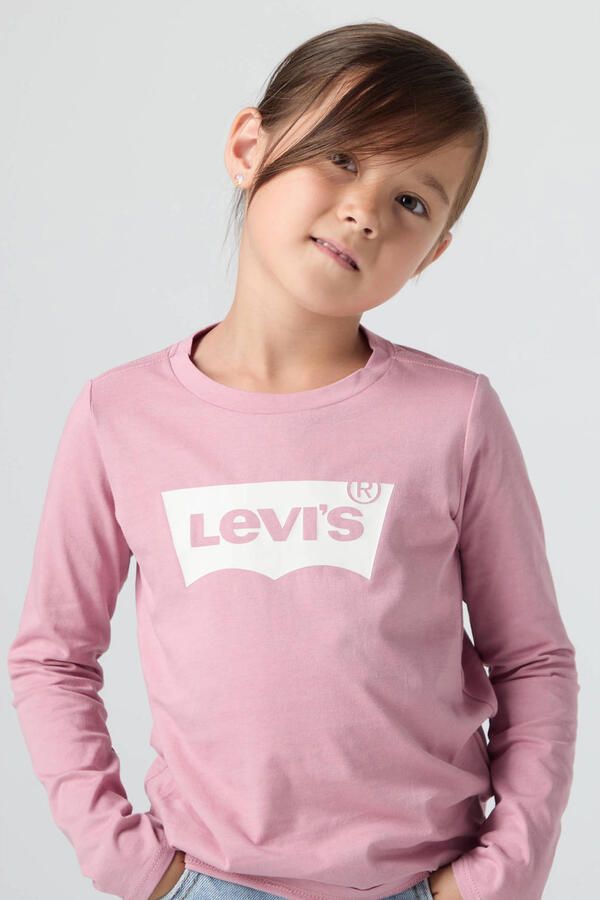 Levi's Kidswear Shirt met lange mouwen LS BATWING TEE met logo print for girls - Foto 2