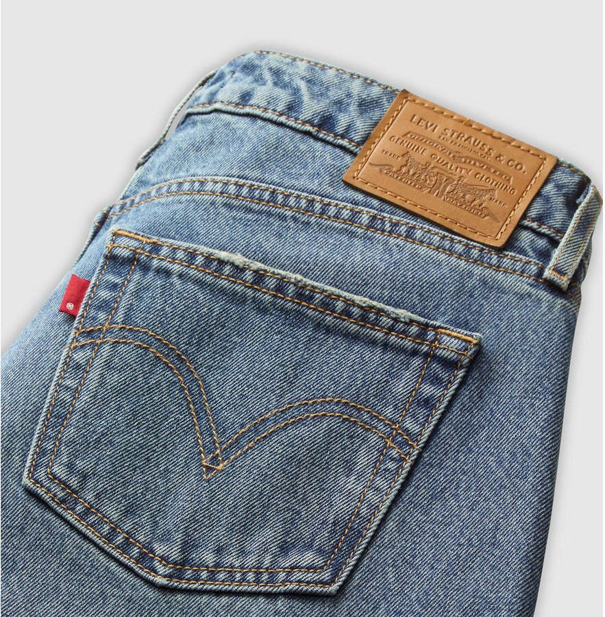 Levi's LOW LOOSE low waist wide leg jeans medium blue denim
