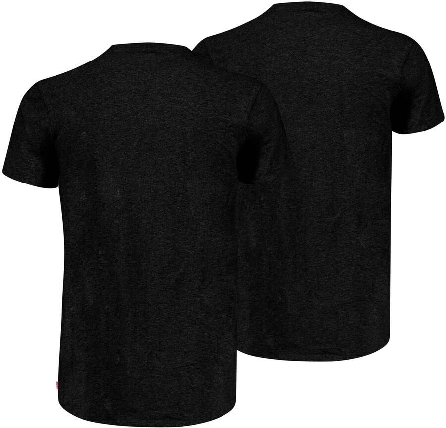 Levi's T-shirt Ronde hals korte mouw Cotton-Mix elastisch (Set van 2)