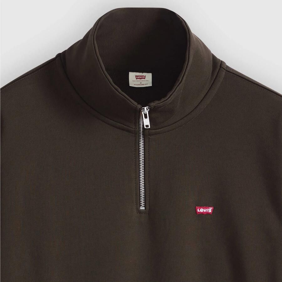 Levi's regular fit trui donkerbruin - Foto 2
