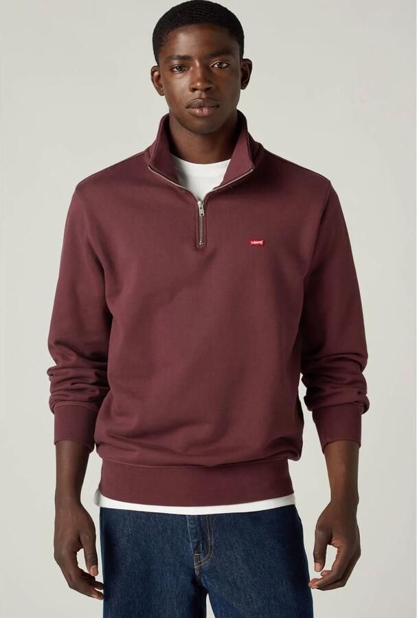 Levi's regular fit pullover van puur katoen