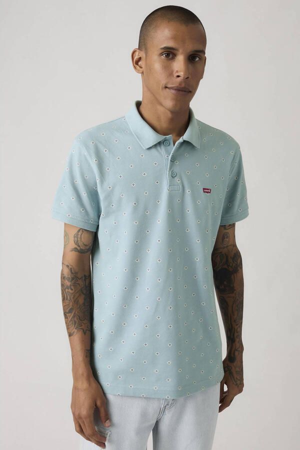 Levi's regular polo lichtblauw