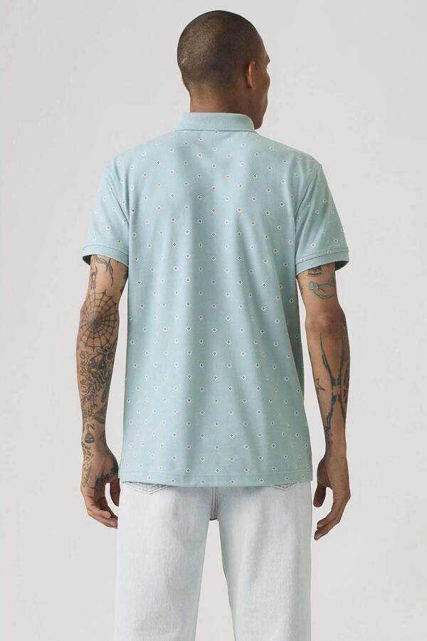 Levi's regular polo lichtblauw - Foto 2