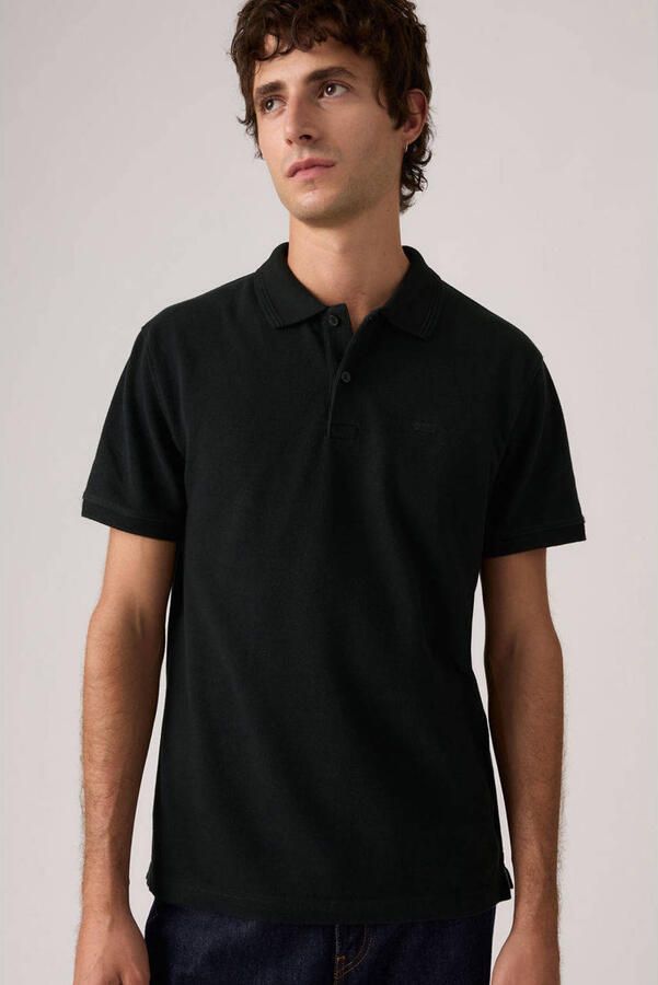 Levi's regular polo zwart